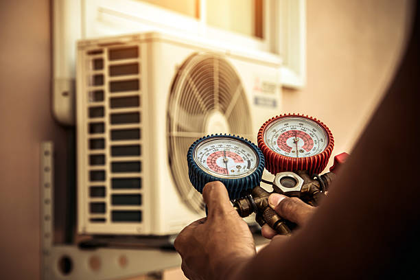 Professional Air Conditioning Service technician working in Coolidge, GA